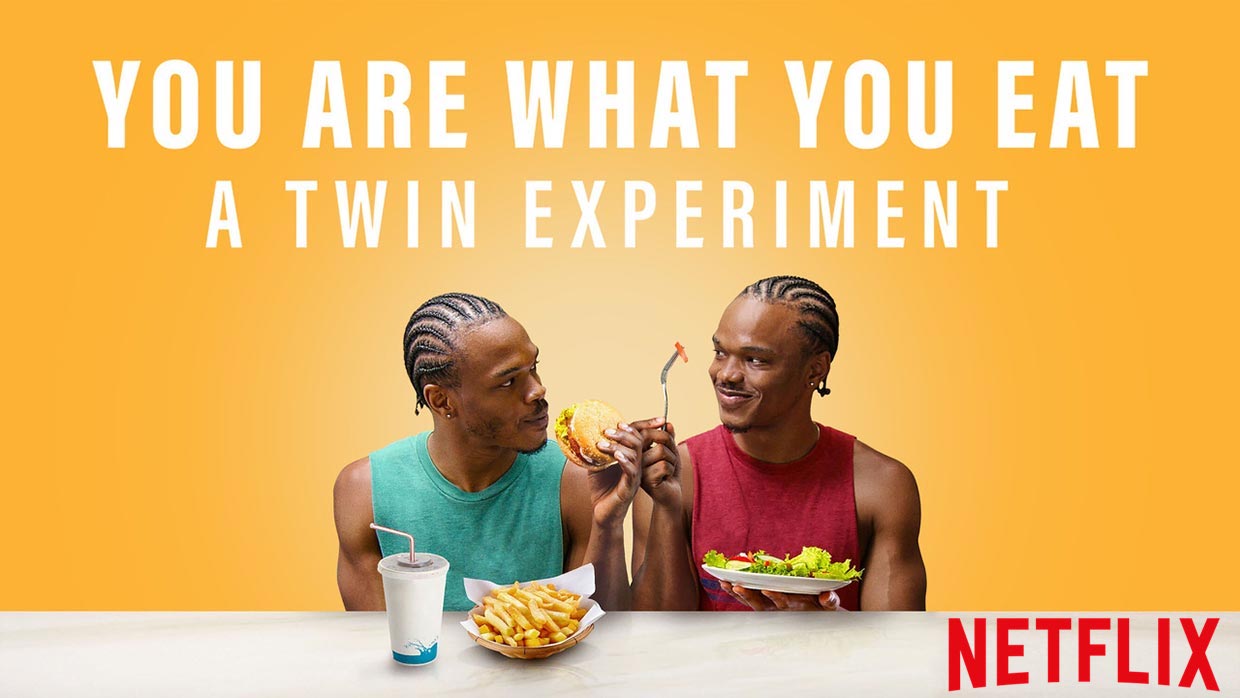 Sei ciò che mangi gemelli esperimento studio vegan netflix