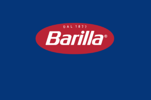 barilla logo sfondo blu