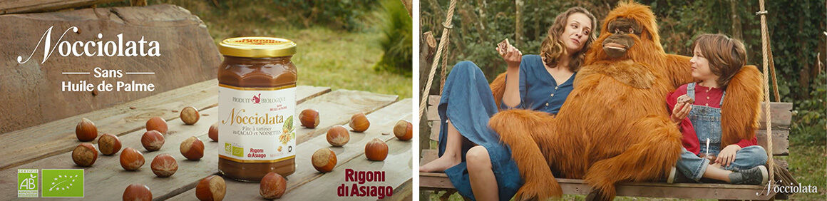 Spot Nocciolata Rigoni di Asiago; concept: olio di palma