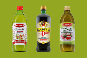 Condi De Carolis ConDisano Dante Condi con Gusto Costanza; concept: condimenti a base di olio extravergine
