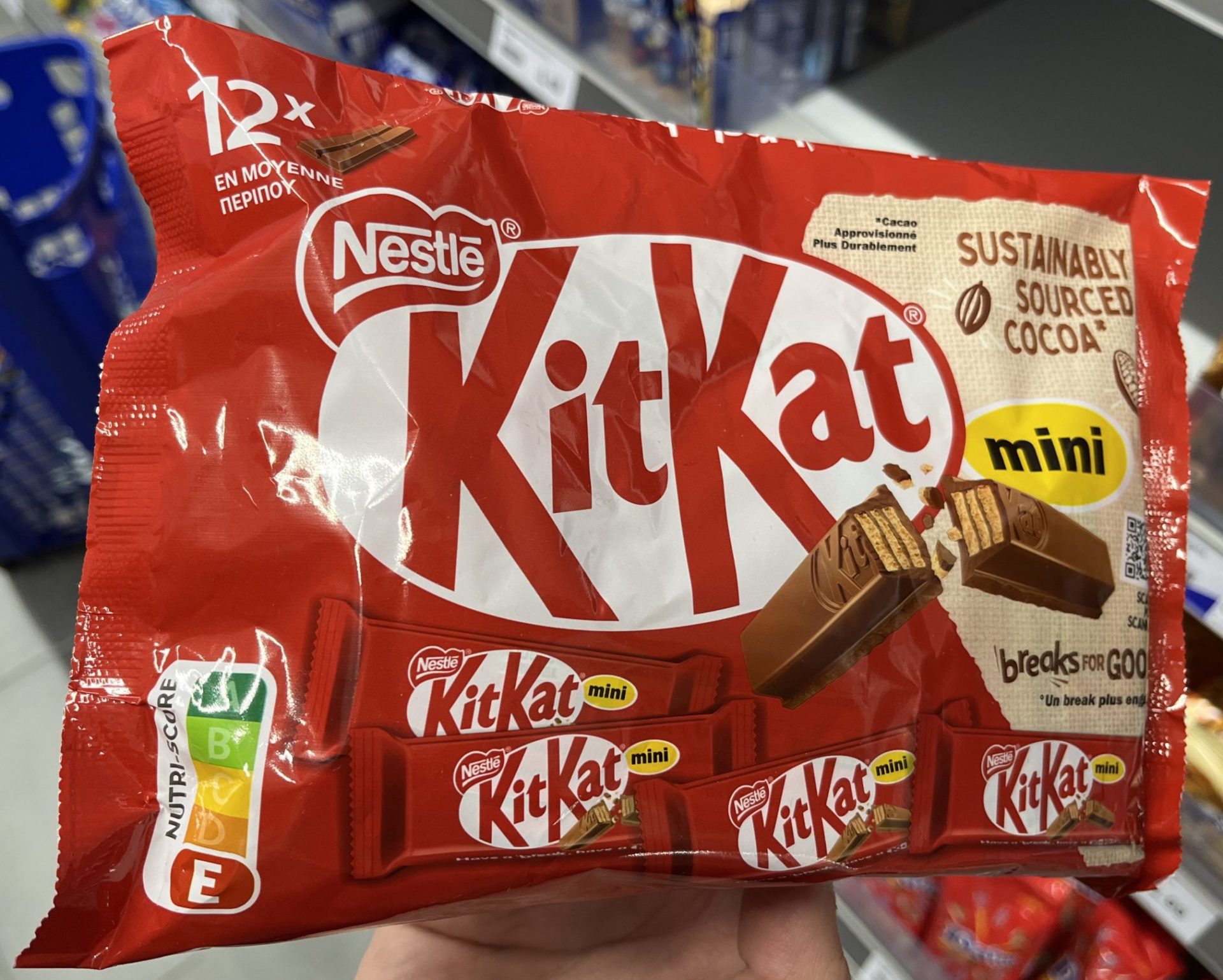 Nutri-Score KitKat Mini Action 03.2024