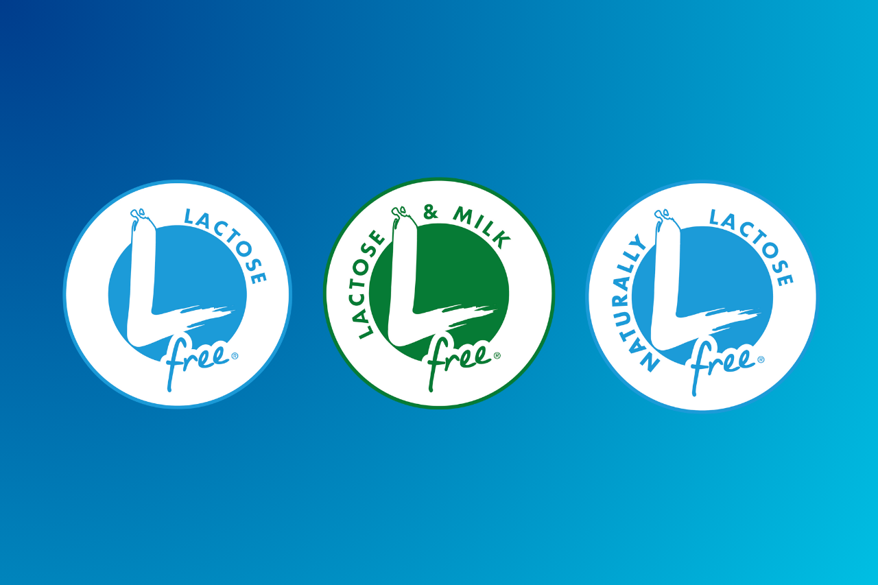 Il Marchio Azzurro Lactose-Free certifica i prodotti senza lattosio, il Marchio Verde Lactose & Milk Free, i prodotti senza lattosio e senza proteine del latte e il Marchio Azzurro Naturally Lactose-Free i prodotti naturalmente senza lattosio.