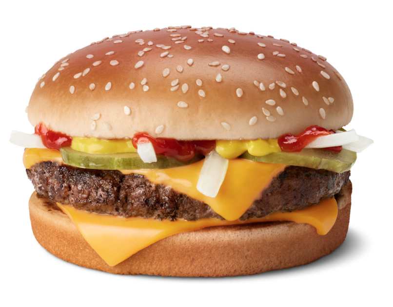 Quarter Pounder with Cheese McDonald's usa 2024