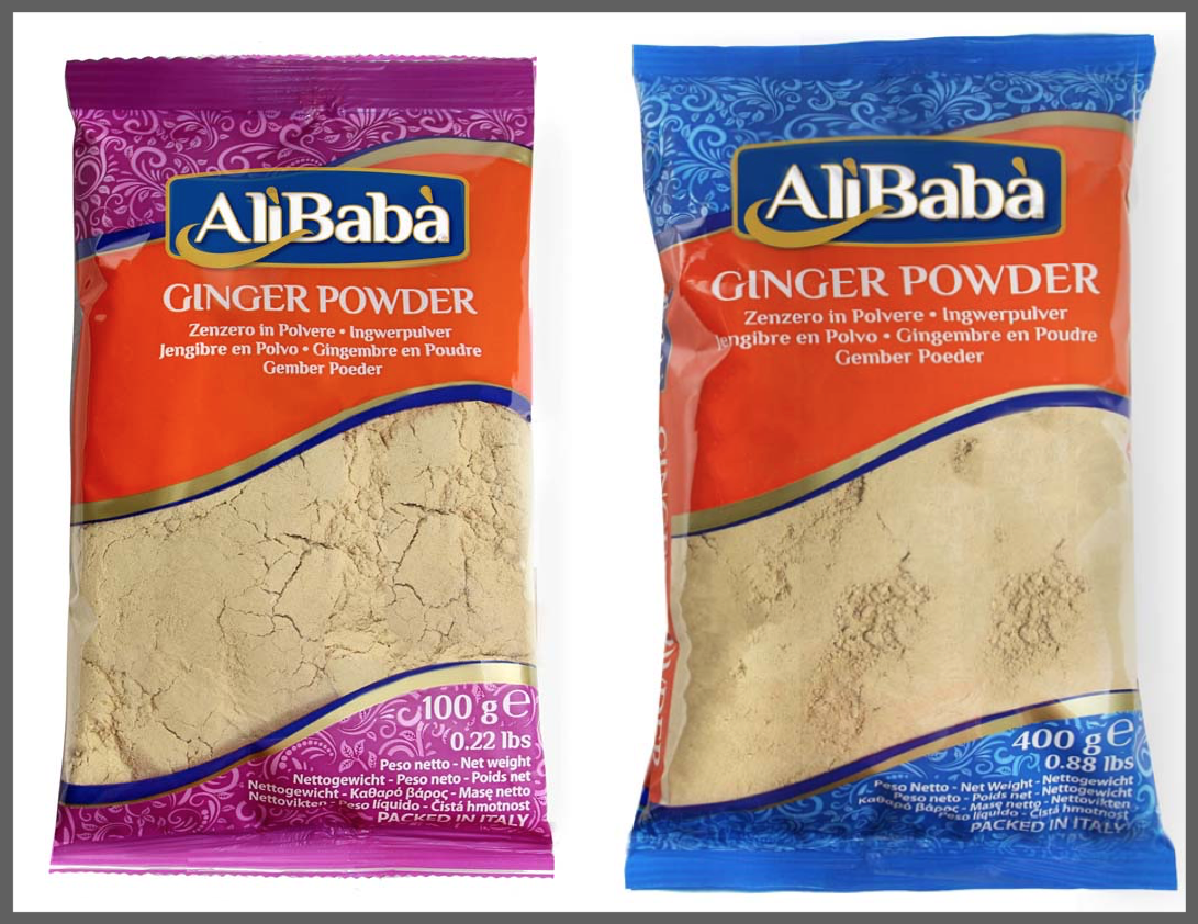 ali baba ginger powder zenzero in polvere 100 400 grammi richiamo 2024