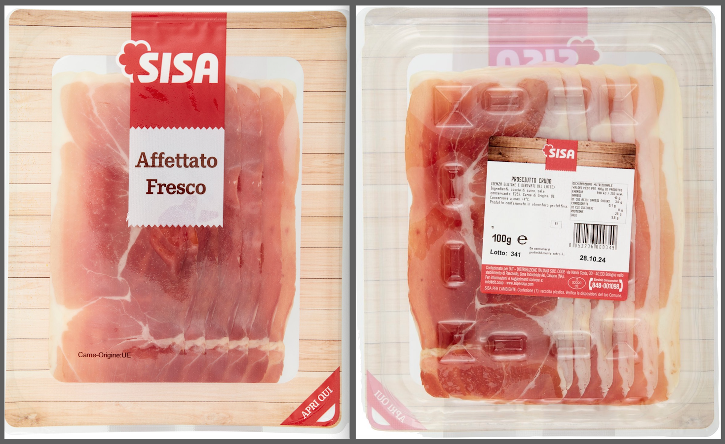 sisa affettato fresco prosciutto crudo richiamo 2024