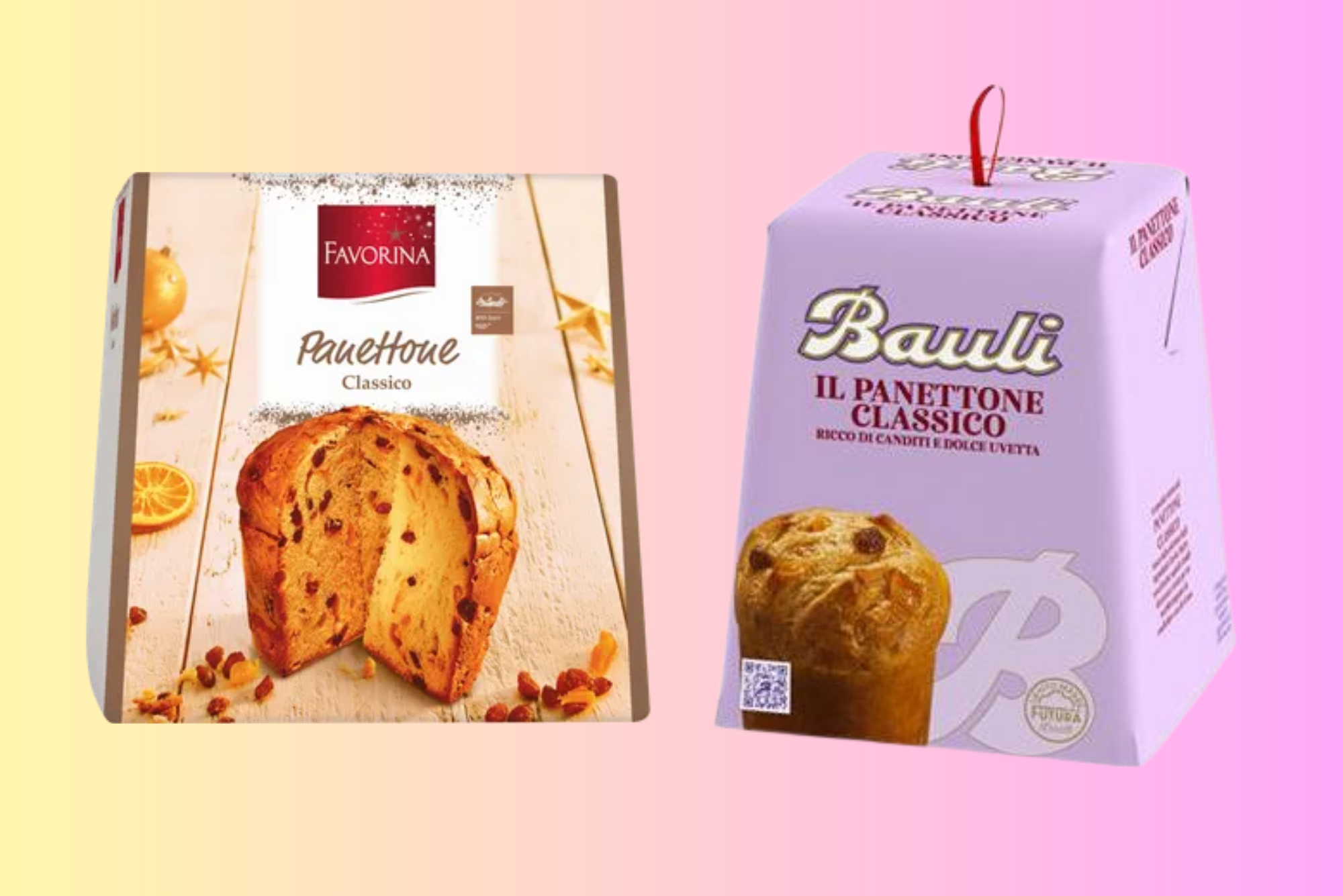 Copertina panettoni Lidl vs Bauli