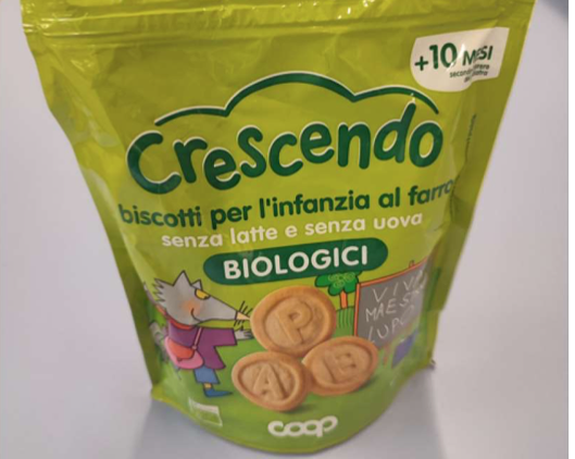 Biscotti Coop infanzia ritiro