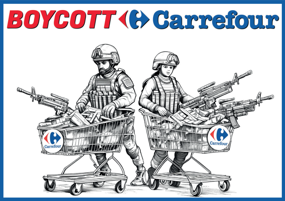 boycott carrefour israele palestina gaza 2024