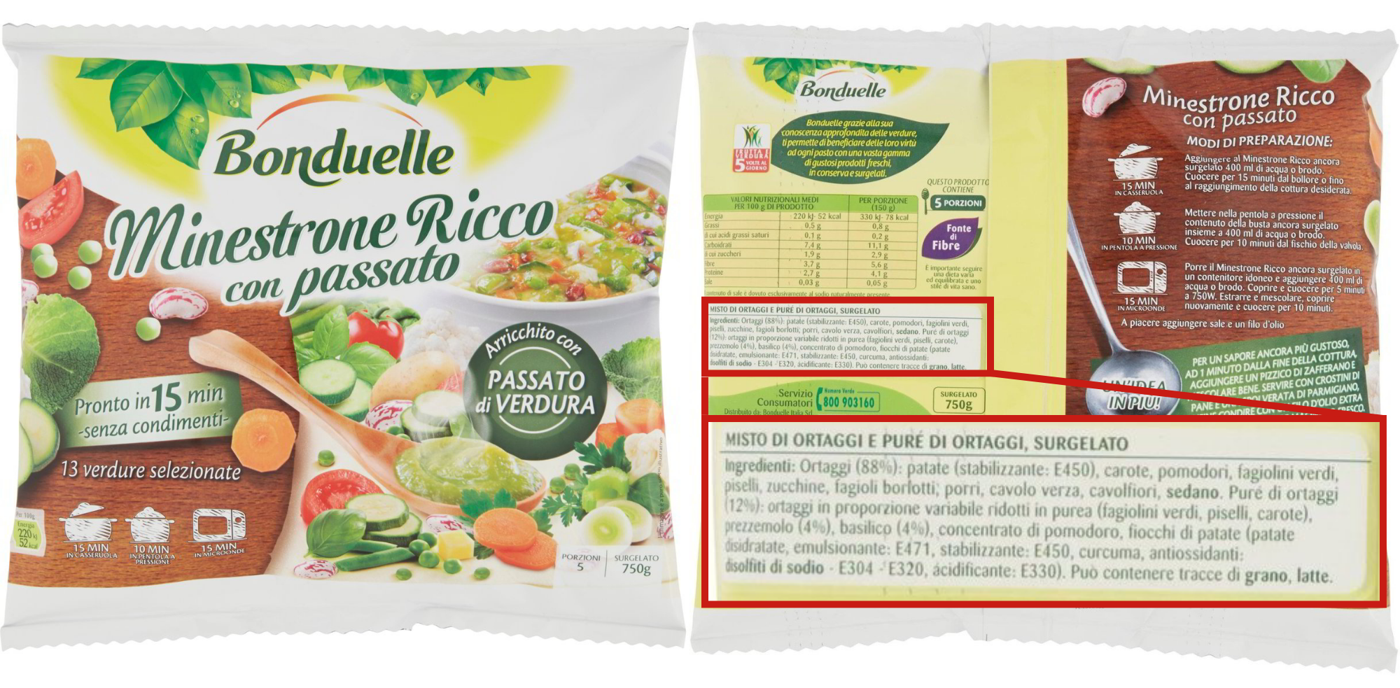 Minestrone ricco Bonduelle