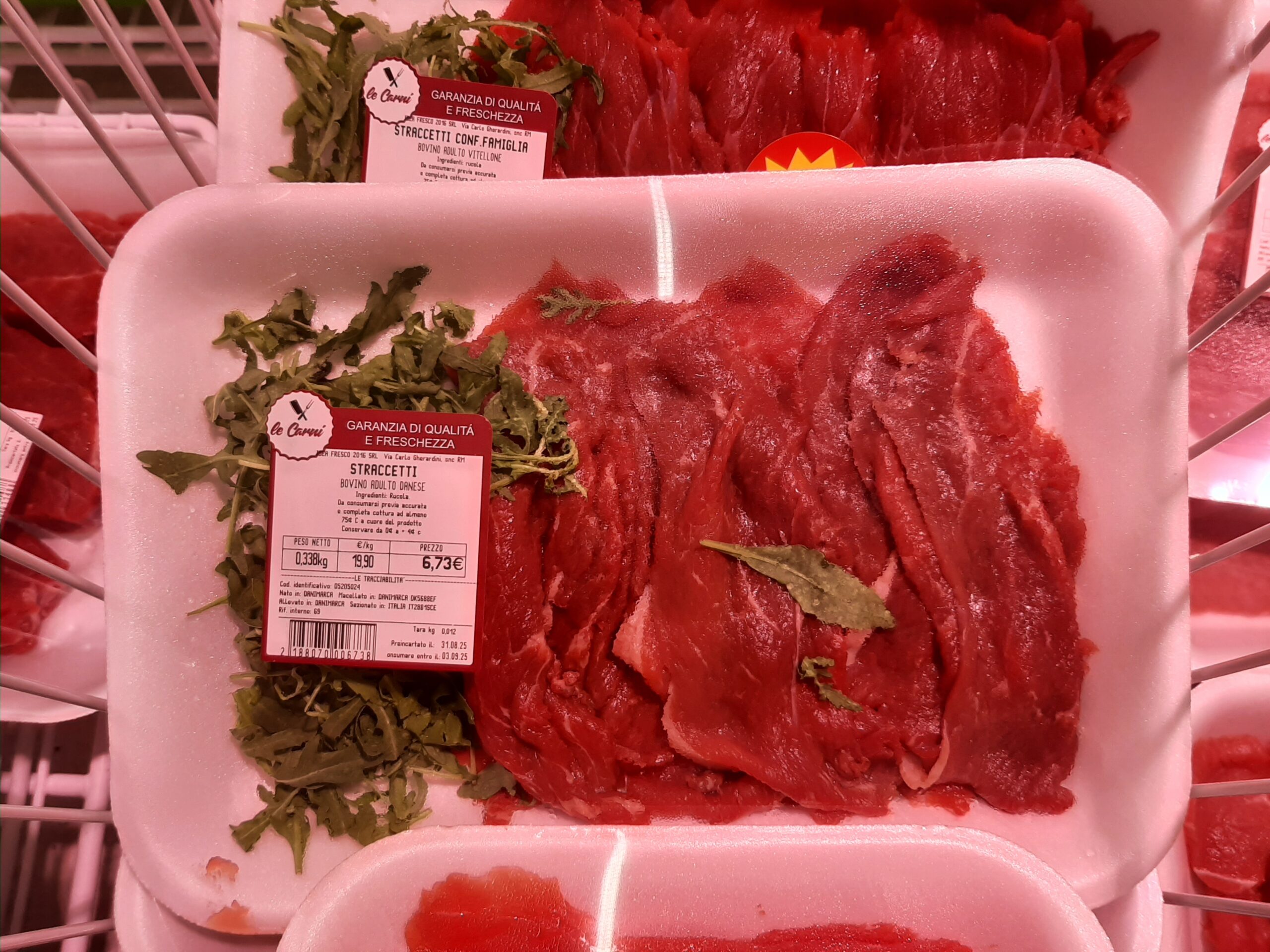 Straccetti carne bovina con rucola Pim - lettera 09.2025