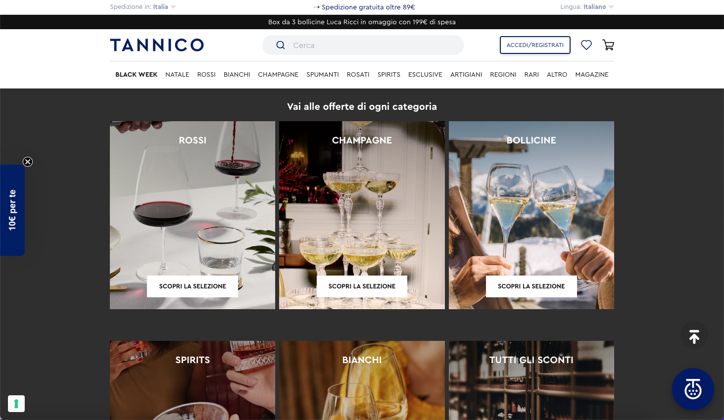 Homepage Tannico 11.2025