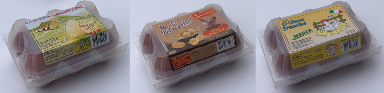 Uova grandissime - tuorlo rosso - medie Spinovo richiamo 14.11.2025