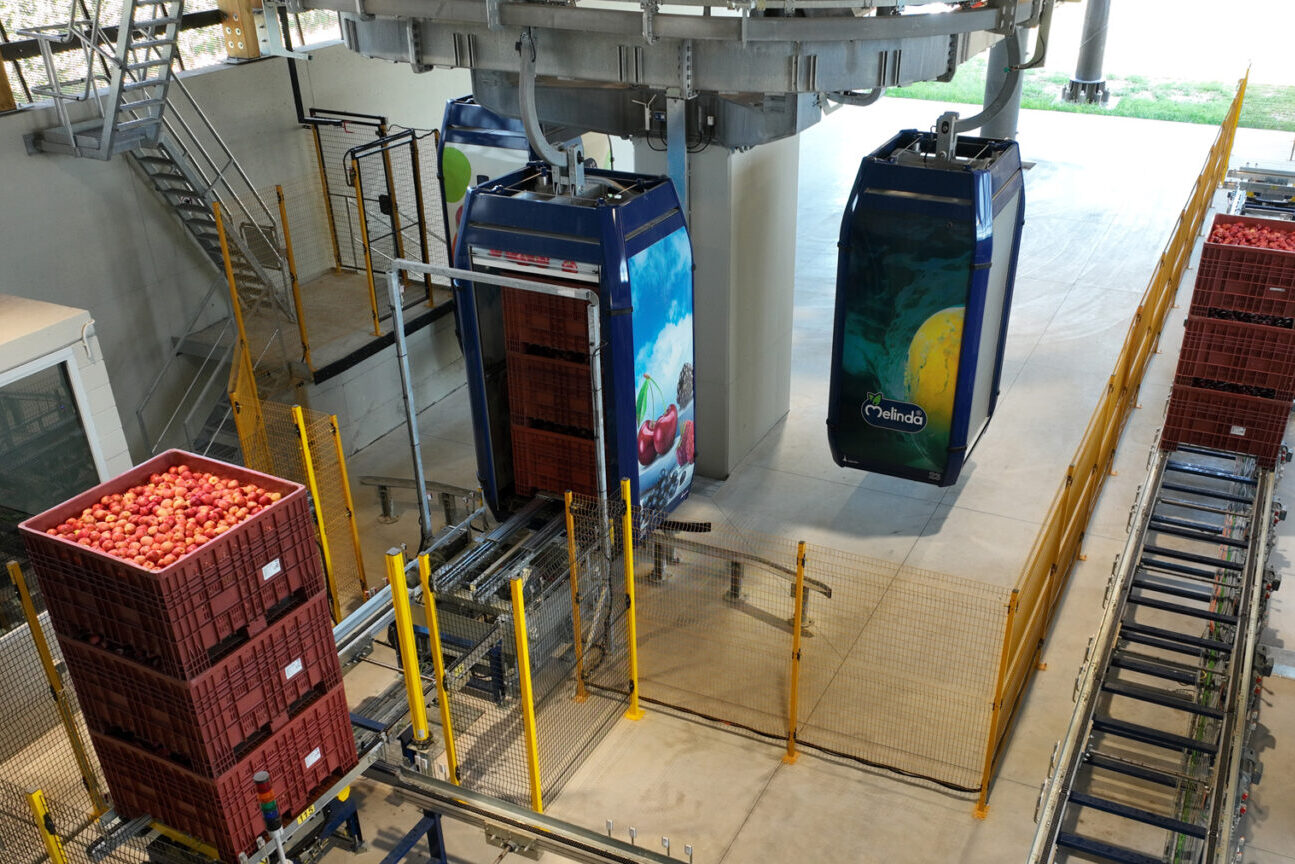 funivia delle mele Melinda stazione