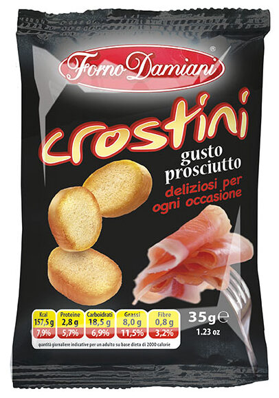 Crostini gusto prosciutto Damiani