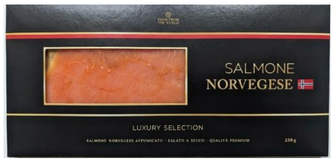 Salmone affumicato norvegese Luxury Selection Food from the World richiamo 03.12.2025