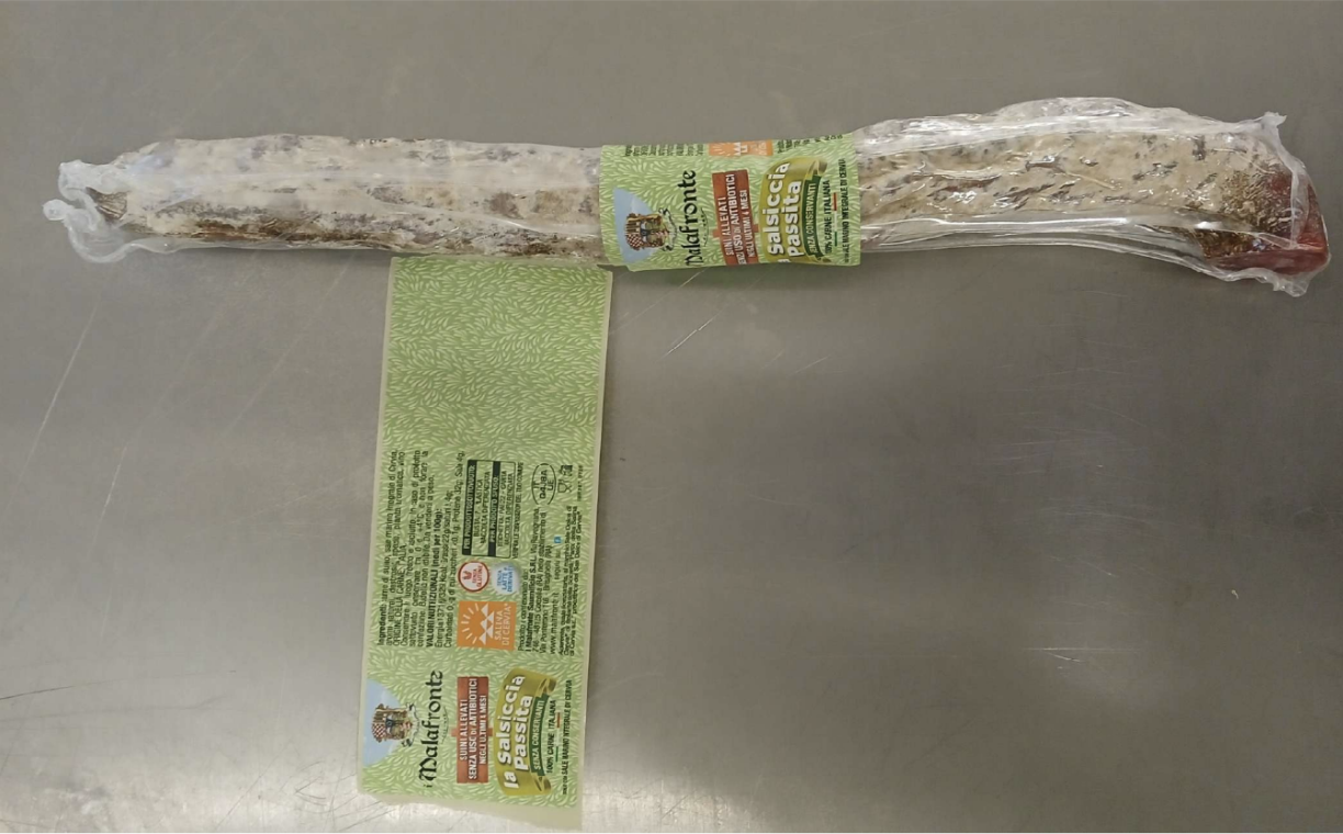 Salsiccia passita Molino Spadoni richiamo 16.12.2025