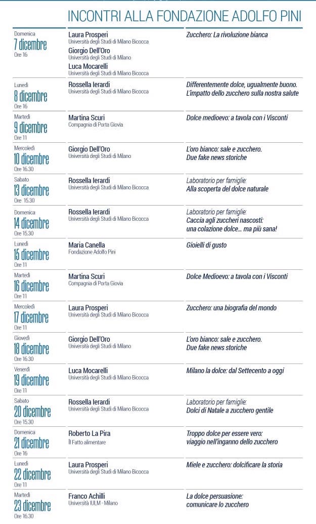 zucchero una biografia del mondo 2025 mostra feltrinelli pini incontri programma 2025