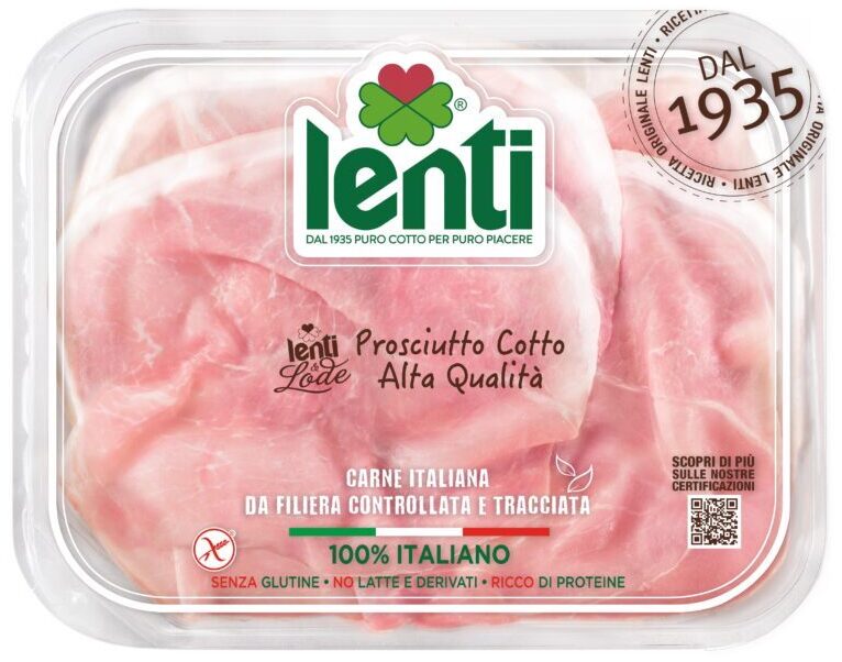lenti prosciutto cotto alta qualita lenti e lodi carne italiana da filiera controllata italia 2025 dicembre
