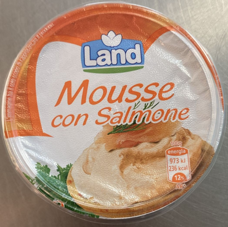 Mousse con salmone Land Eurospin richiamo 20.03.2026