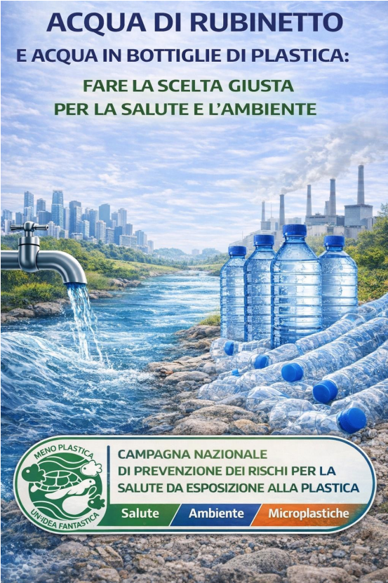 Acqua di rubinetto ed acqua in bottiglie di plastica - dossier ISDE
