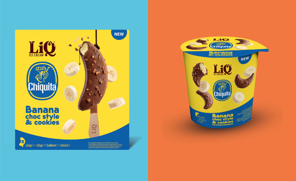 Banana chic style e cookies liq chiquita stecco e bonbon