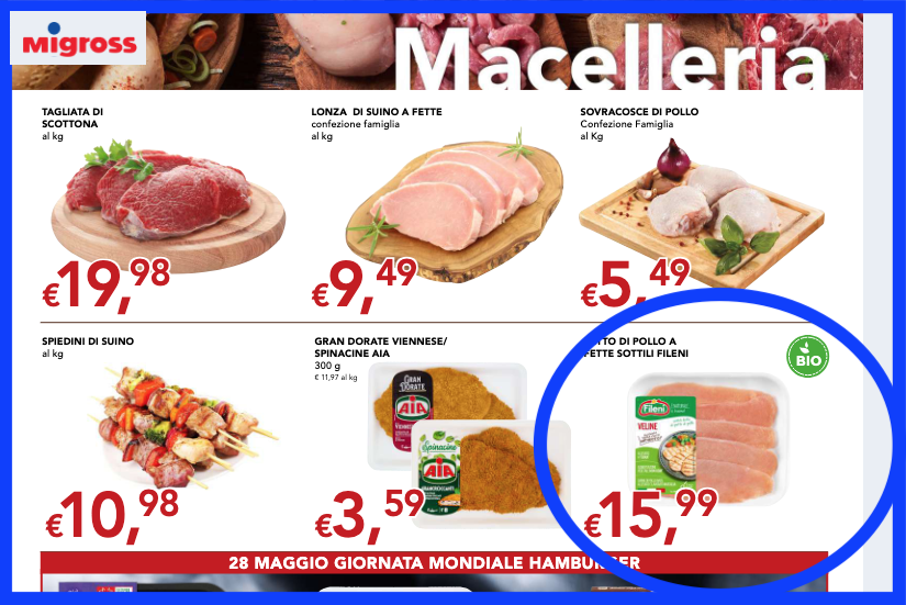 migross fileni bio volantino 1 pollo