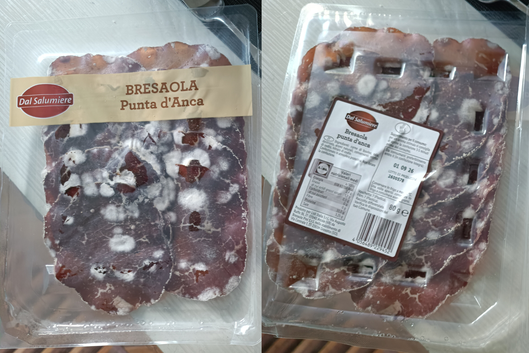 Copertina lettera Lidl bresaola