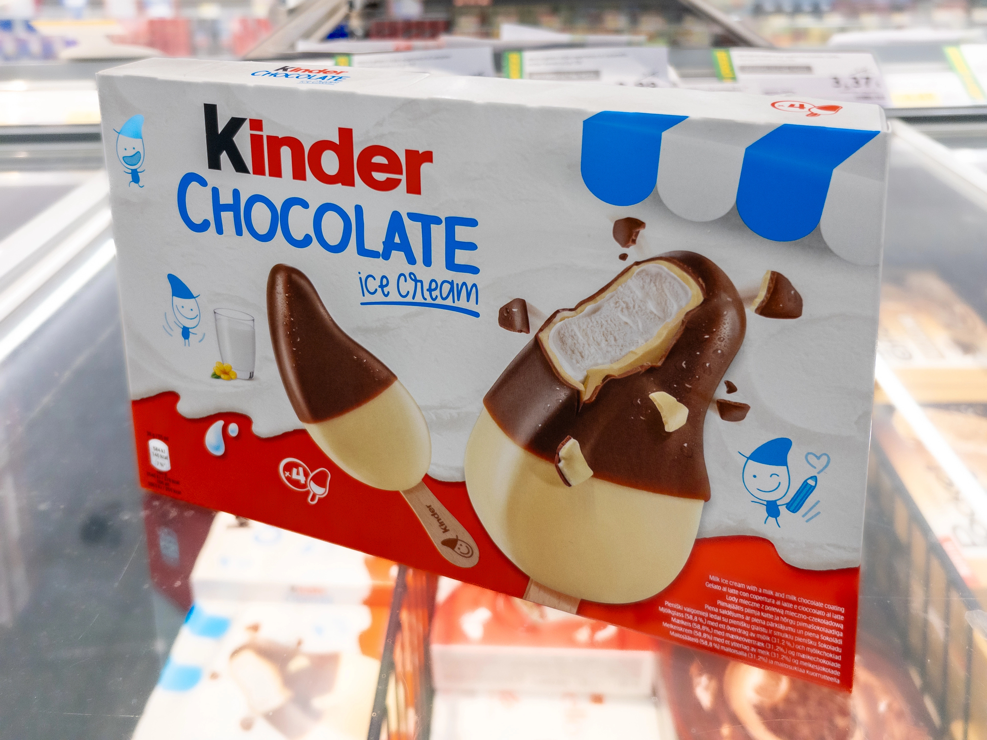 Kinder Chocolate Ice Cream