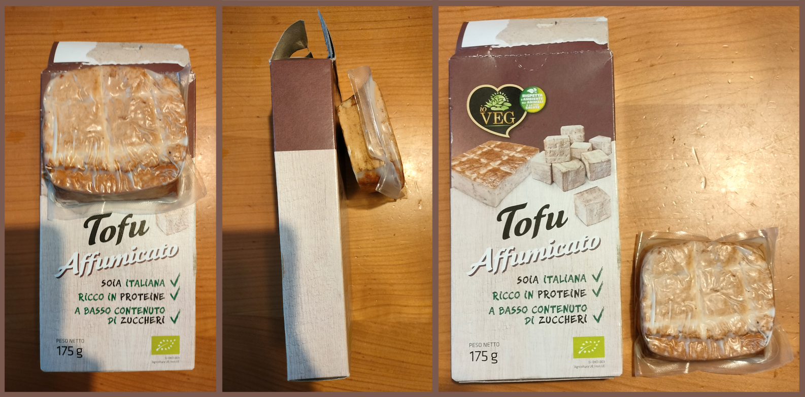 tofu affumicato ioveg io veg overpackaging