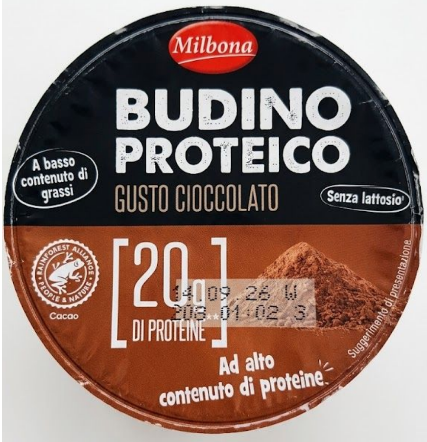 Budino proteico cioccolato Milbona Lidl richiamo 21.08.2026