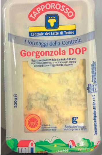 Gorgonzola DOP Tapporosso - Centrale del Latte di Torino richiamo 26.08.2026