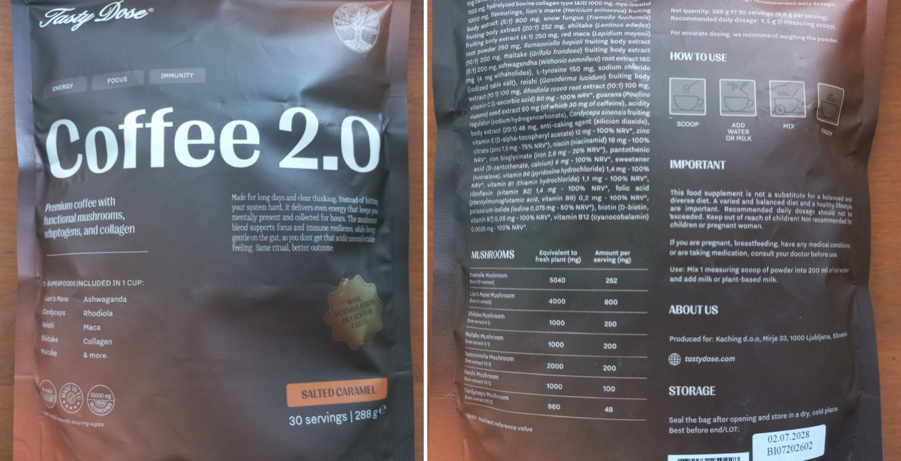 Coffee 2.0 Tasty Dose allerta 11.09.2026
