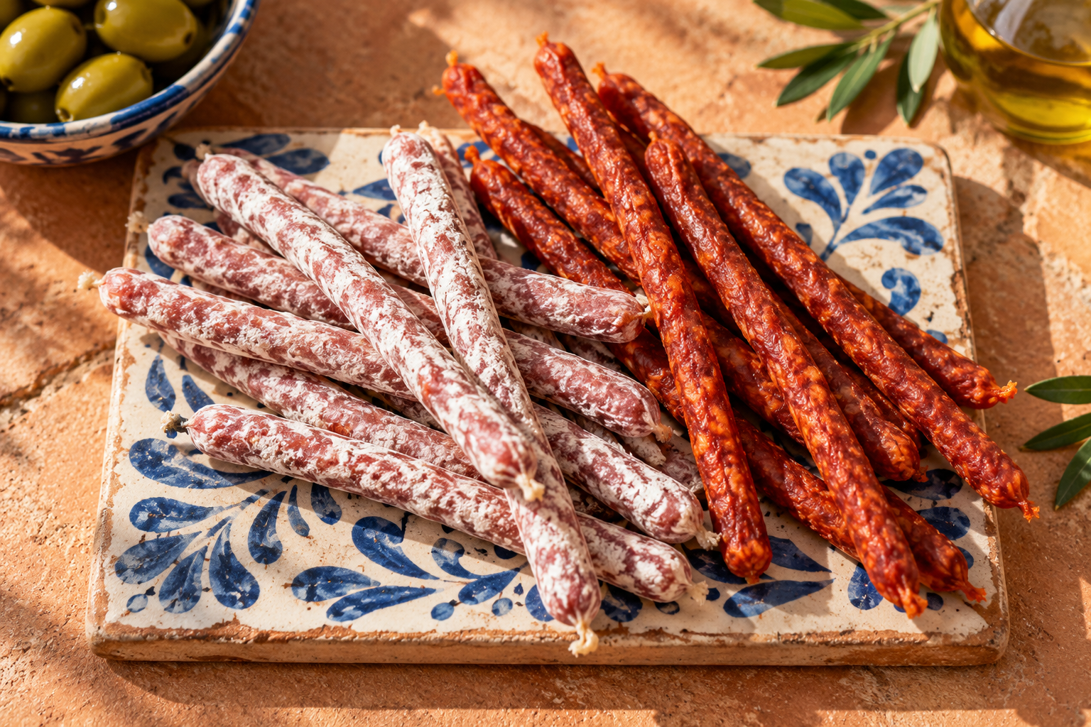 Fuet e chorizo stick