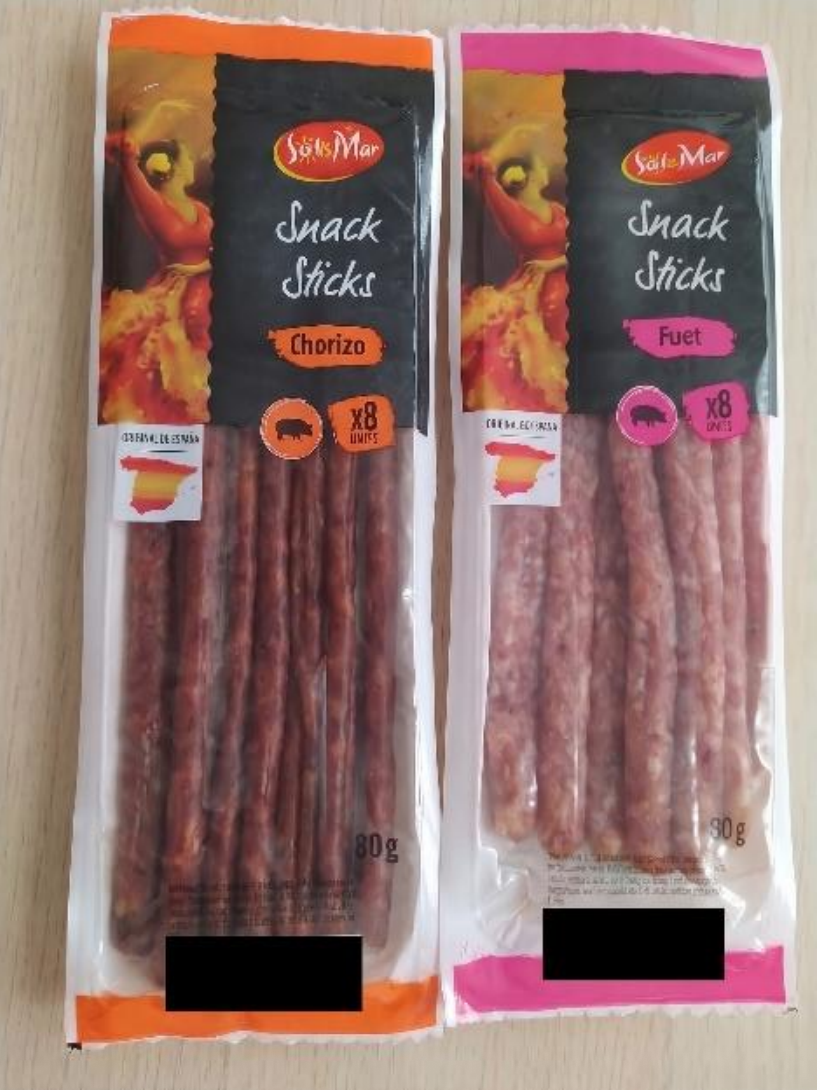 Snack stick fuet chorizo Sol&Mar Lidl richiamo 29.09.2026