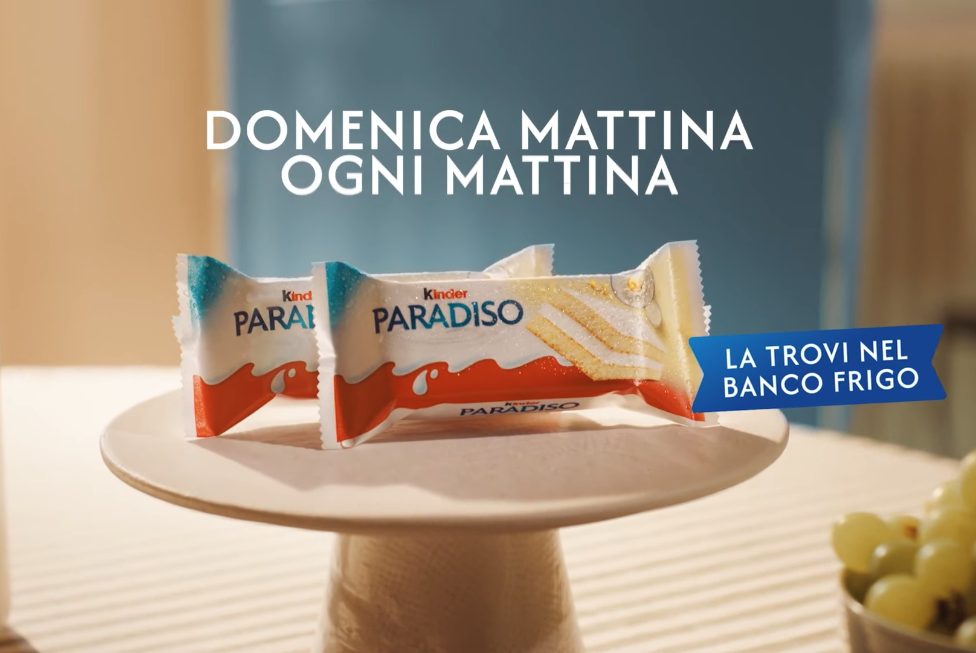 Spot Ferrero Kinder Paradiso 09.2026