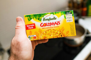 confezione di mais Bonduelle con Nutri-Score