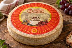 Ruota di Valtellina Casera su tavola rustica
