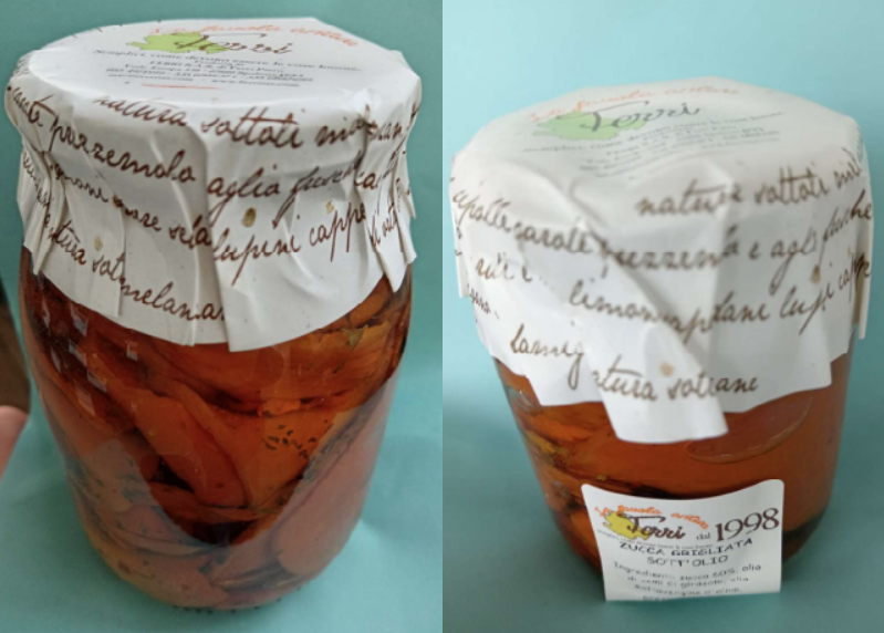 Zucca grigliata sott'olio La favola Antica - Ferri richiamo 28.10.2026
