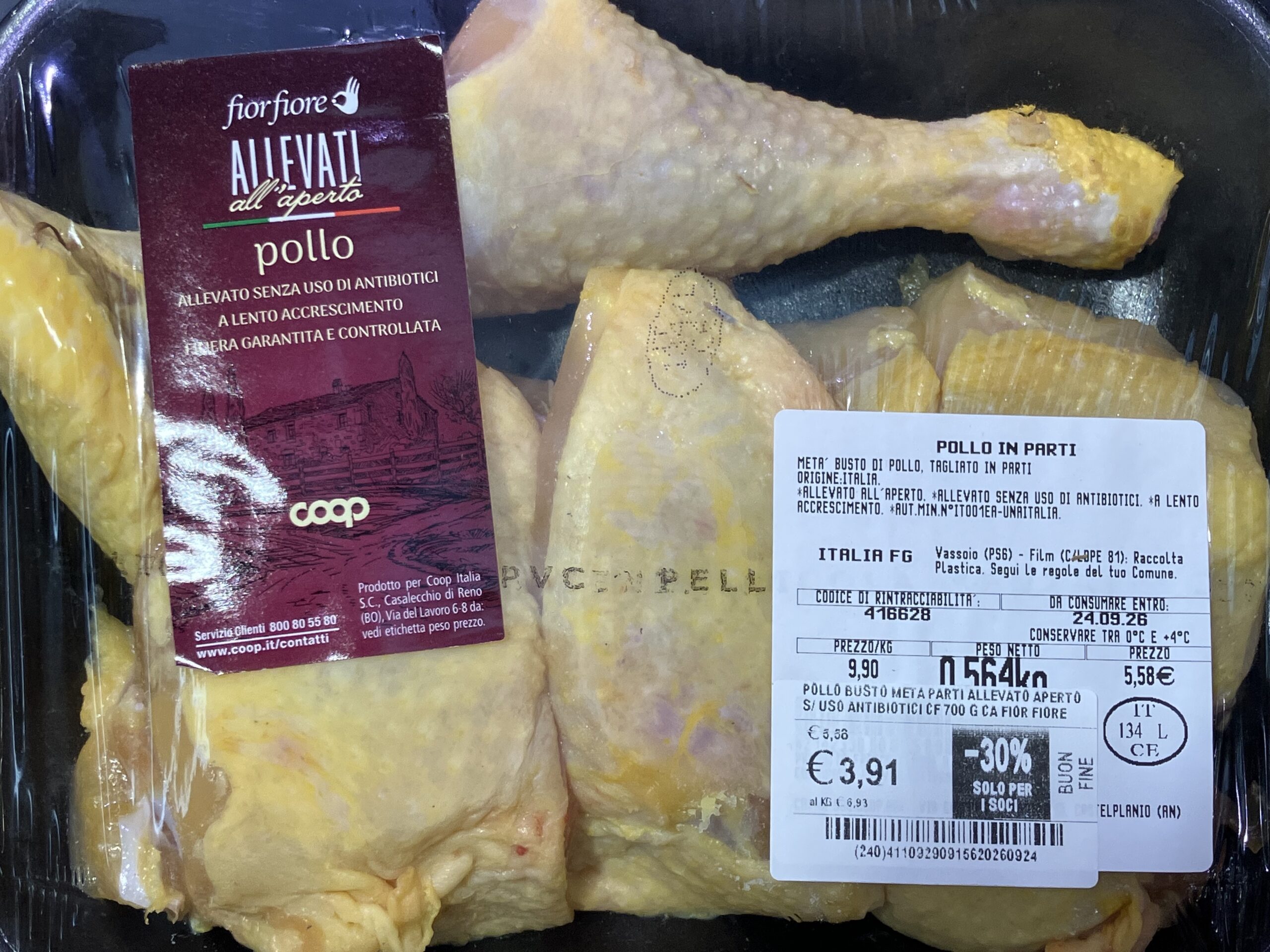 coop lotta spreco alimentare 2026 buon fine pollo 24 Il pollo