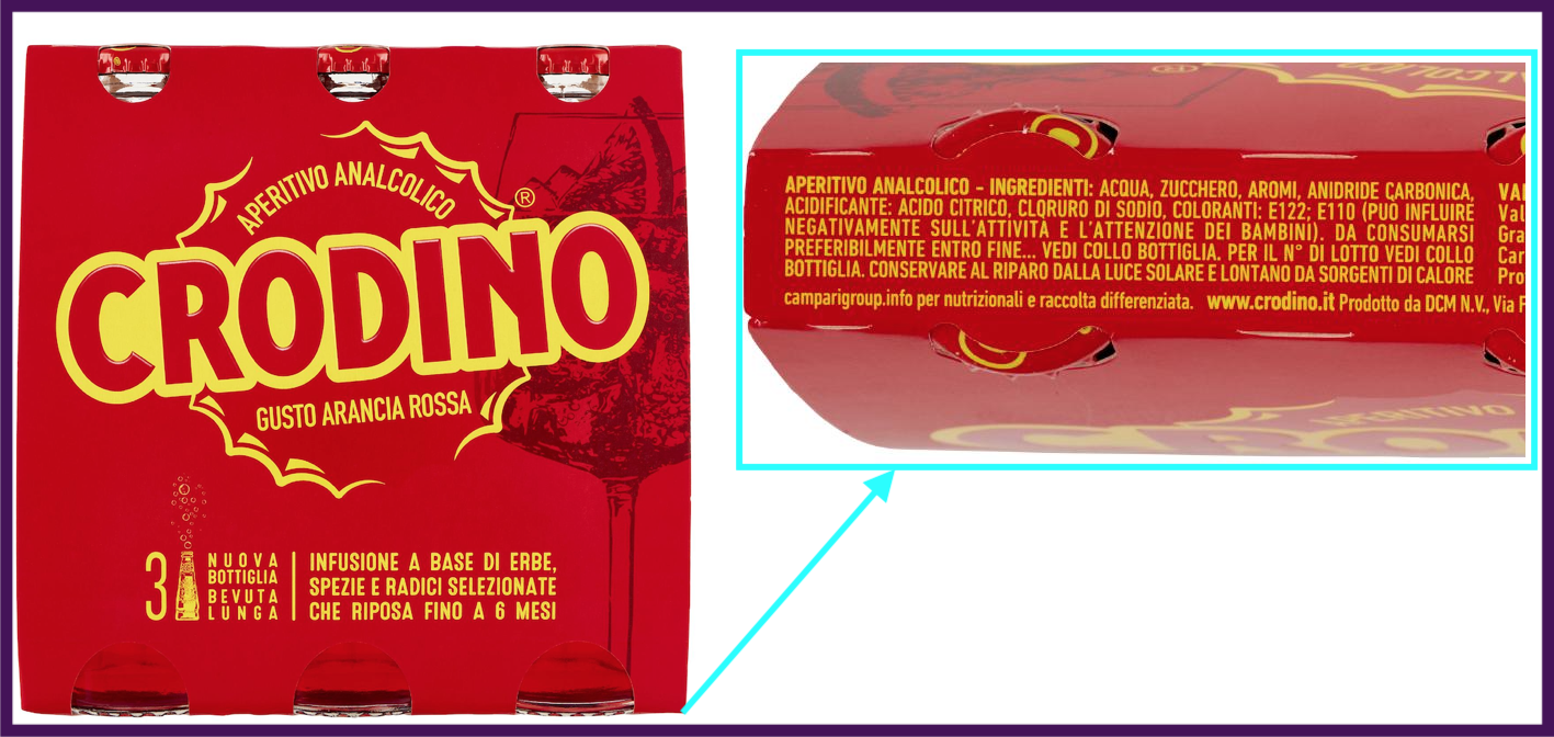 crodino gusto arancia rossa coloranti attenziona bambini 2026